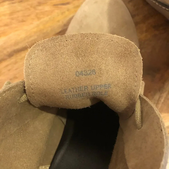 J. Crew MacAlister Suede Wedge Boots Beige - Picture 7 of 8